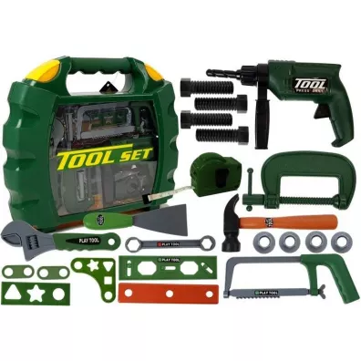 Zestaw narz�dzi dla majsterkowicza w walizce LeanToys