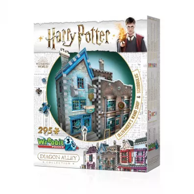 Wrebbit 3D Puzzle 295 el. Harry Potter Ollivander's Wand Shop & Scribbulus Wrebbit Puzzles