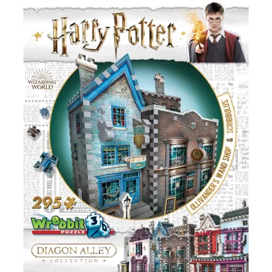 Wrebbit 3D Puzzle 295 el. Harry Potter Ollivander's Wand Shop & Scribbulus Wrebbit Puzzles