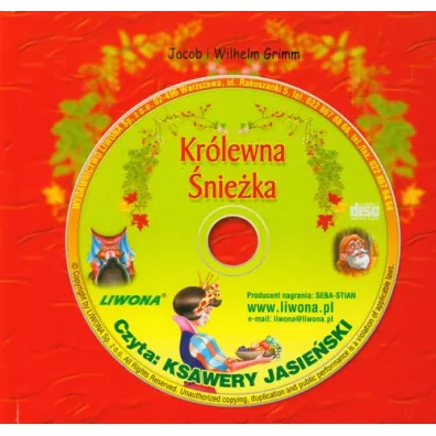 S�uchowisko 15,5x15 - Kr�lewna �nie�ka LIWONA - Jakub Grimm, Wilhelm Grimm