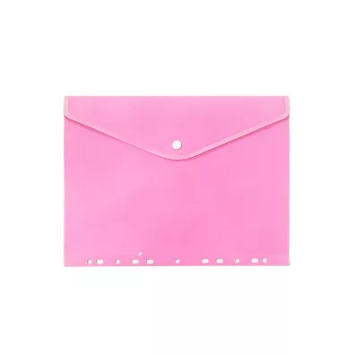 Biurfol Teczka A4 kopertowa PP zawieszana pastel r�owy