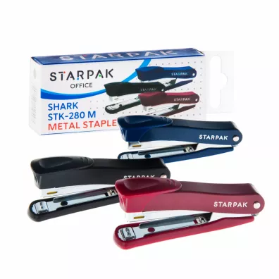 Starpak Zszywacz metalowy 465146 granatowy 12 kartek