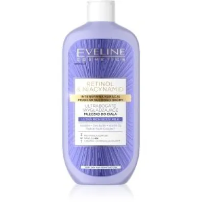 Eveline Cosmetics Ultrabogate wyg�adzaj�ce mleczko do cia�a Retinol i niacynamid 350 ml
