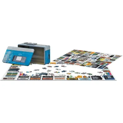 Puzzle 550 el. Cassette player - Tin metal box Eurographics