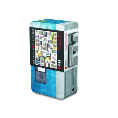 Puzzle 550 el. Cassette player - Tin metal box Eurographics