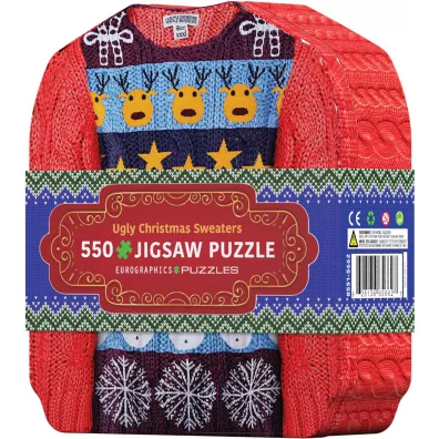 Puzzle 550 el. TIN Ugly Christmas Sweaters Eurographics