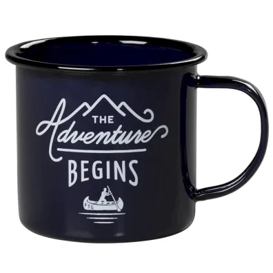 Gentlemens Hardware Kubek kempingowy Adventure Begins b��kitny