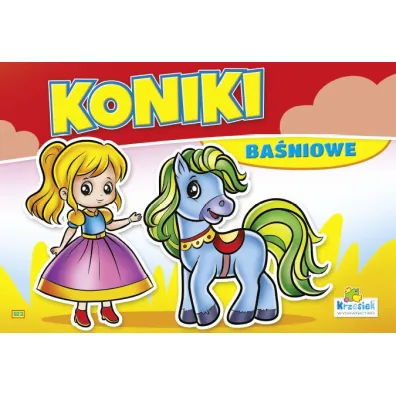 Kolorowanka B5 16 str. Koniki ba�niowe - Konik niebieski