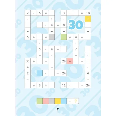 Matematyka w krzy��wkach. Mno�enie i dzielenie w zakresie 50