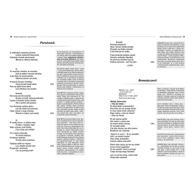 Poezja romantyczna z opracowaniem, czyli co poeta mia� na my�li? (Reduta Ordona, �mier� Pu�kownika, �witezianka i inne wiersze)