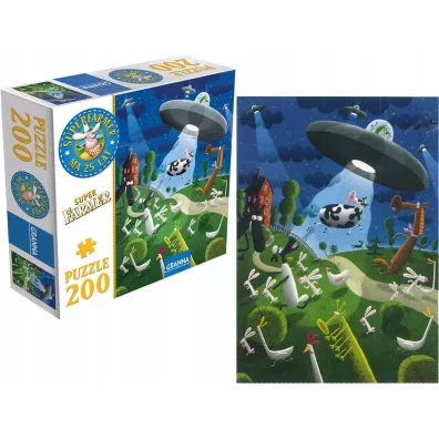 Puzzle 200 el. Superfarmer Granna