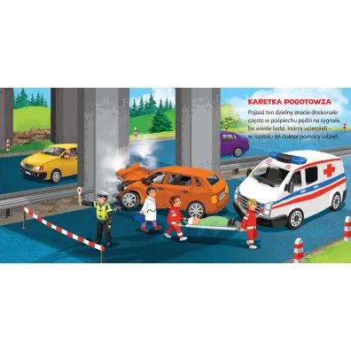 Ksi��eczka 162X162 sztywnostronicowa Pojazdy. Na ratunek SKRZAT 074970 SK