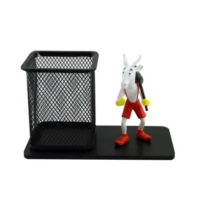 Przybornik biurkowy z figurk� Kozio�ek Mato�ek 10,5 cm