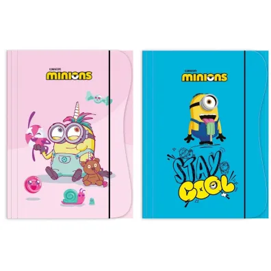 Teczka A4 z gumk� Minionki kids mix