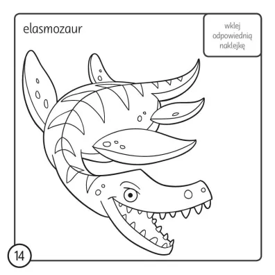 Kolorowanka z kredk� Dinozaury