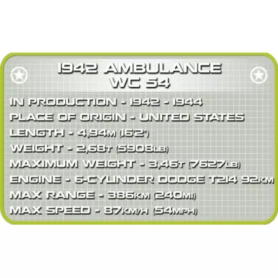 Historical collection wwii HC WWII Ambulance WC 54