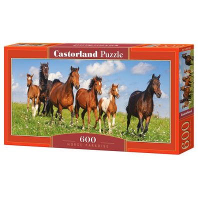 Puzzle 600 el. Horse Paradise Castorland