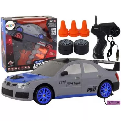 Autko sportowe R/C 1:24 wymienne koa szare Leantoys