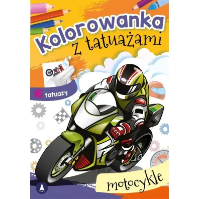 Kolorowanka z tatua�ami. Motocykle