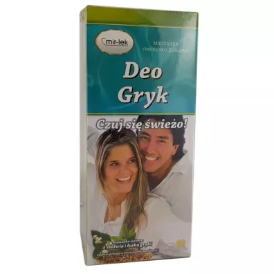 Mir-Lek Deo-Gryk Herbatka na nadmiern potliwo - Suplement diety 60 sasz.