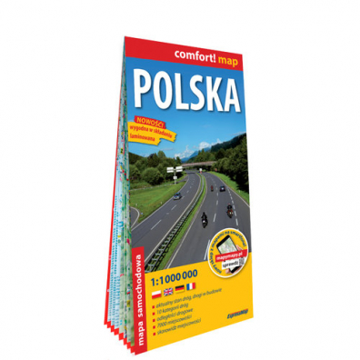 comfort!map Mapa samochodowa Polska 1:1 000 000