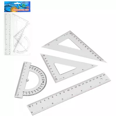 Starpak Zestaw geometryczny 4 elementy