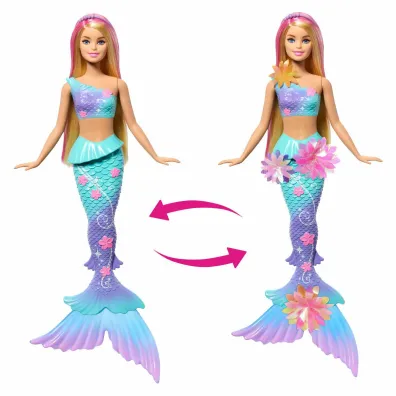 Barbie Syrenka Rozkwitaj�ce kwiaty Mattel