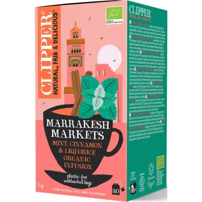 Herbatka z mi�t�, cynamonem i lukrecj� (marrakesh markets)