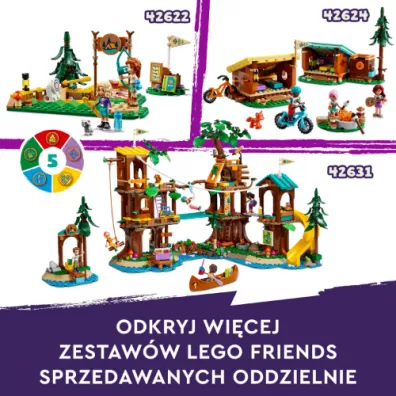 LEGO FRIENDS Sporty wodne na obozie kempingowym 42626