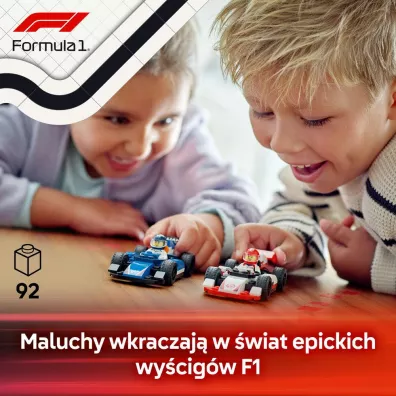 LEGO City F1® Bolidy Williams Racing i Haas F1® 60464