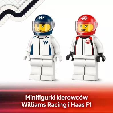 LEGO City F1® Bolidy Williams Racing i Haas F1® 60464