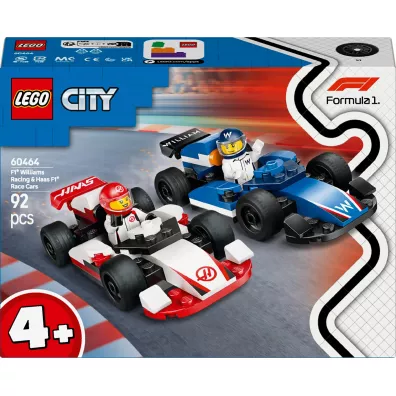 LEGO City F1® Bolidy Williams Racing i Haas F1® 60464