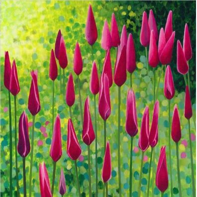 Susan Entwistle Karnet z kopert Tulipany Klusjusza