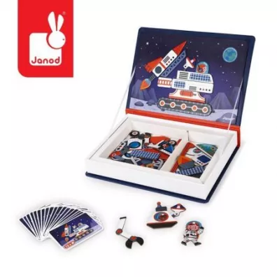 Puzzle Magnetyczna ukadanka Kosmos Magnetibook Janod