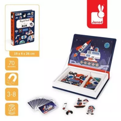 Puzzle Magnetyczna ukadanka Kosmos Magnetibook Janod