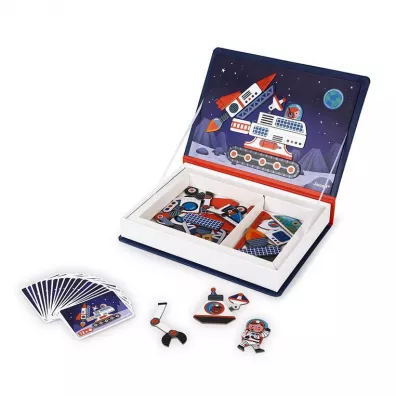 Puzzle Magnetyczna ukadanka Kosmos Magnetibook Janod