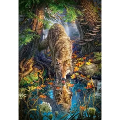 Puzzle 1500 el. Wilk na wolno�ci Castorland