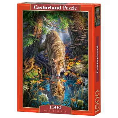 Puzzle 1500 el. Wilk na wolnoci Castorland