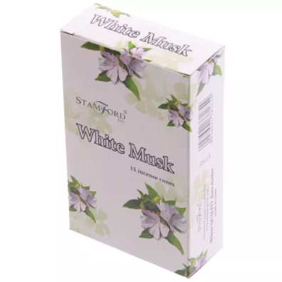 Kadzideko stokowe Stamford White Musk, Biae pimo