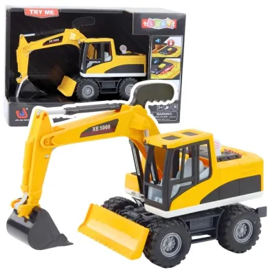 Koparko-spycharka ruchoma �wiat�o d�wi�k LeanToys