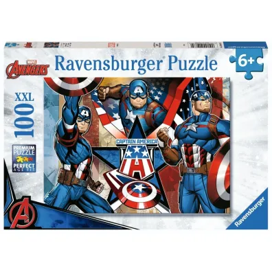 Puzzle 100 Marvel Captain America Ravensburger