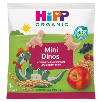 Hipp Organic Ekologiczne preparowane chrupki zbo�owe z sokami zag�szczonymi po 1. roku �ycia 30 g Bio