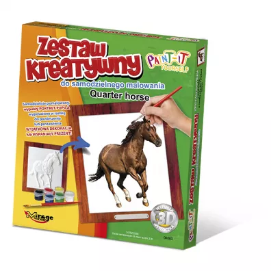 Wypuk�a malowanka Konie - Quarter horse Mirage Hobby