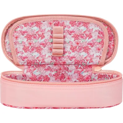 Oxford Pi�rnik z klapk� Flowers pomara�czowy