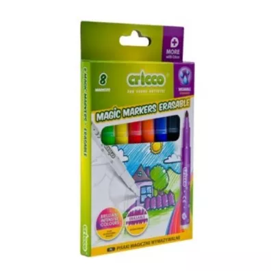 Cricco Pisaki wymazywalne 8 szt.