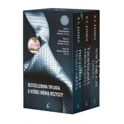 Pakiet. Pi��dziesi�t twarzy Greya. Tom 1-3: Pi��dziesi�t twarzy Greya, Grey, Ciemniejsza strona Greya, Nowe oblicze Greya - E. L. James