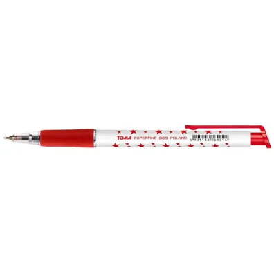 D�ugopis Superfine automatyczny czerwony 0.5mm