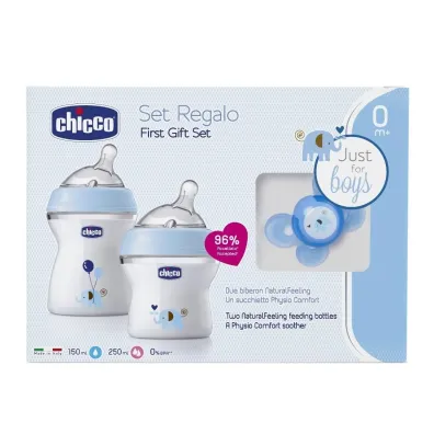 Zestaw do karmienia niebieski 0m+ Chicco