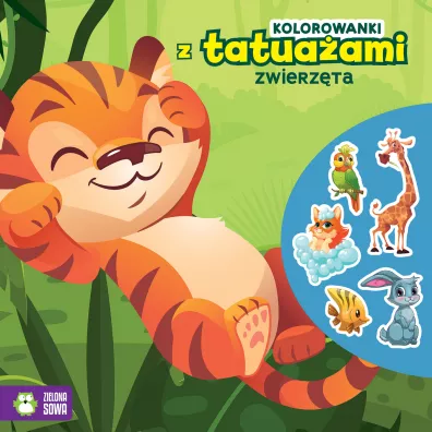 Zwierz�ta. Kolorowanki z tatua�ami