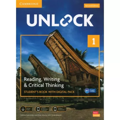 Unlock Level 1 Student`s Book with Digital Pack - Kate Adams, Sabina Ostrowska, Chris Sowton